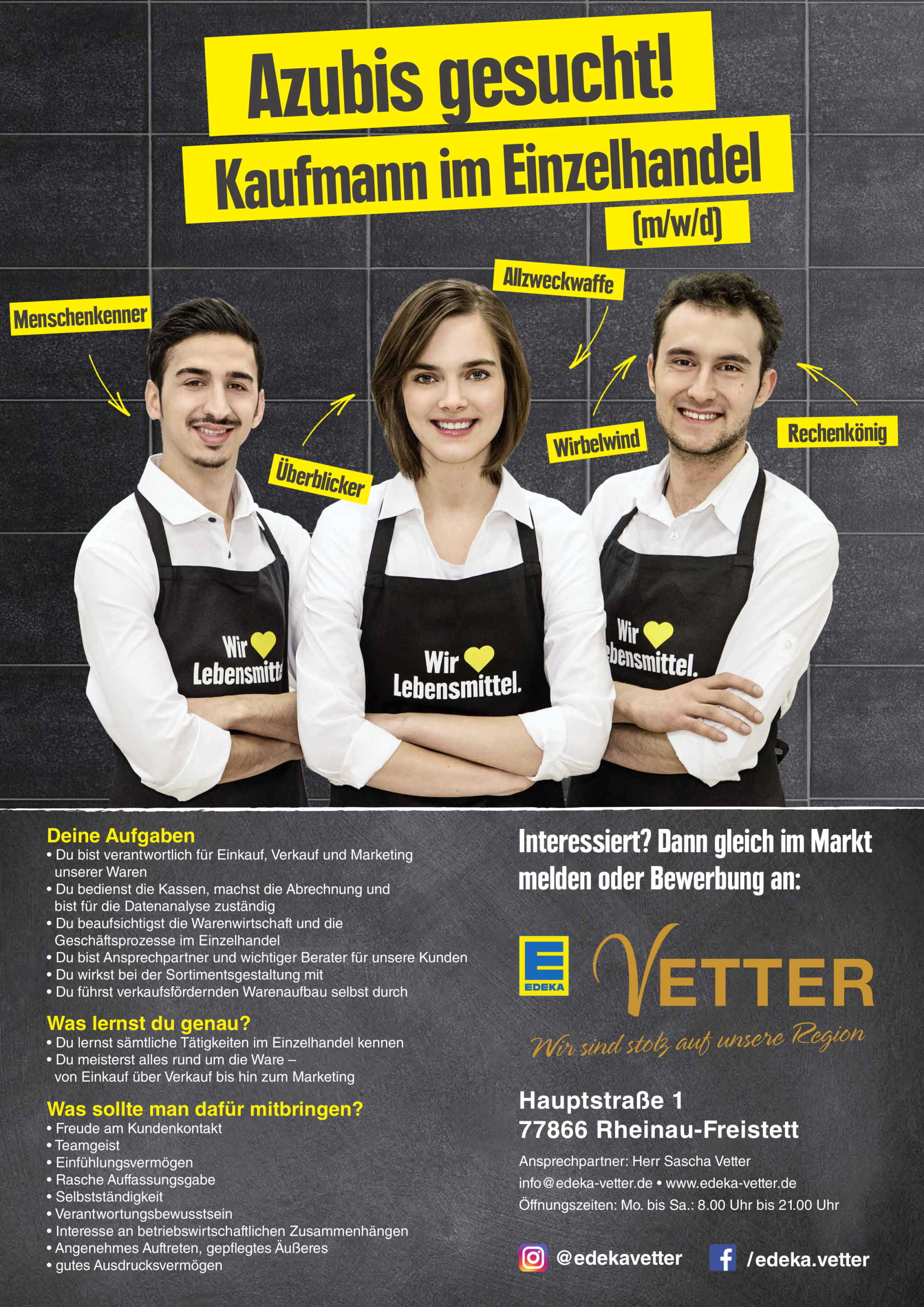 Edeka Markt Vetter in Rheinau Freistett